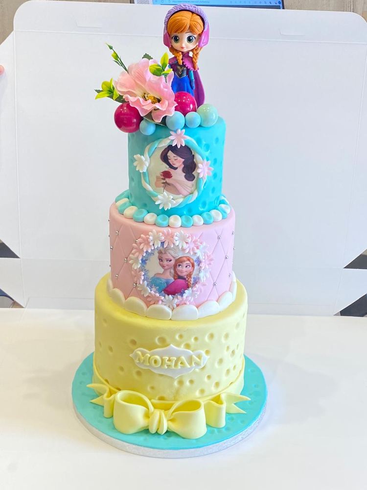 Frozen Themed Tier Cake