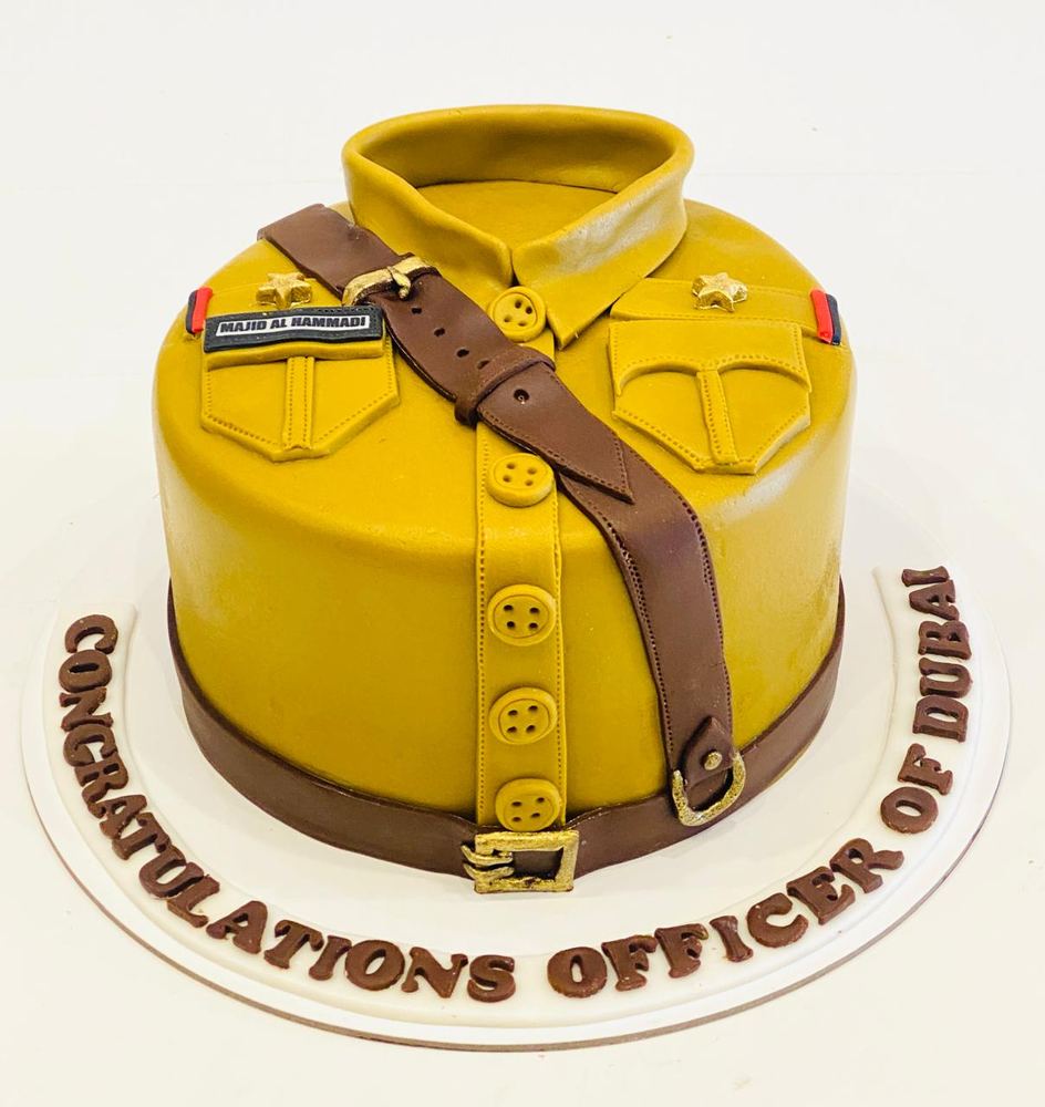 Officer Uniform Cake