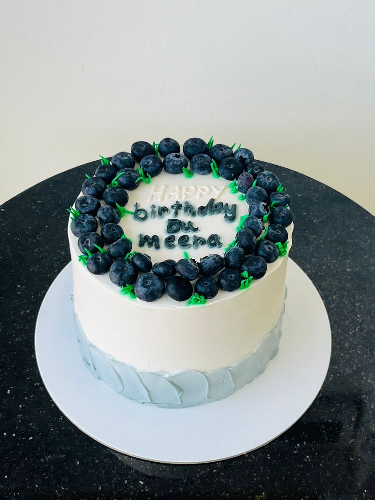 Blueberry Crown Cake