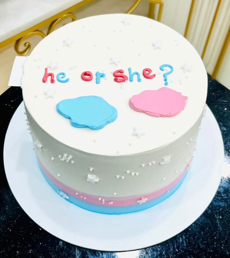 Gender Reveal Cake