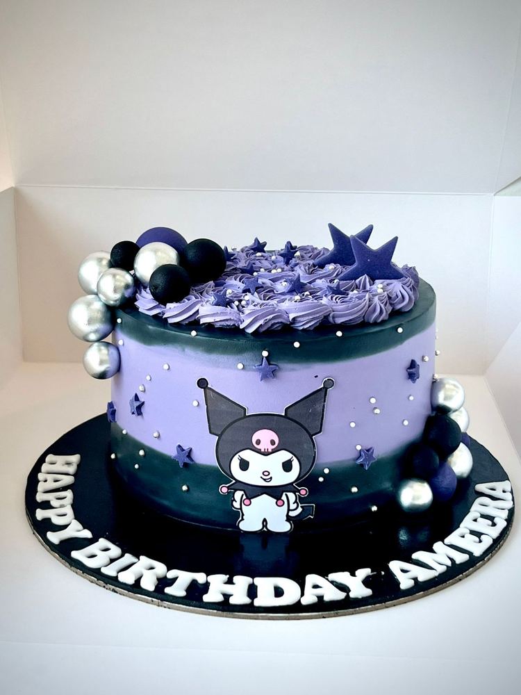Kuromi Galaxy Cake