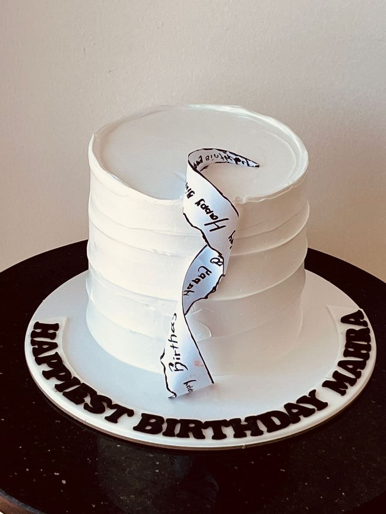 Birthday Scroll Cake